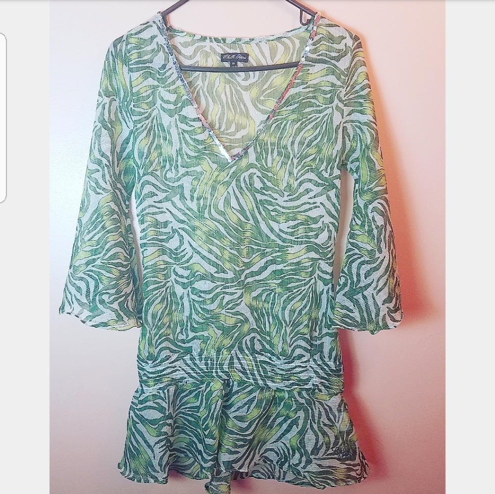 Chilli Pepper Green/Yellow Cover Up